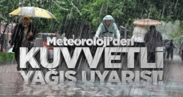 Adana ve Mersin için kuvvetli yağış uyarısı