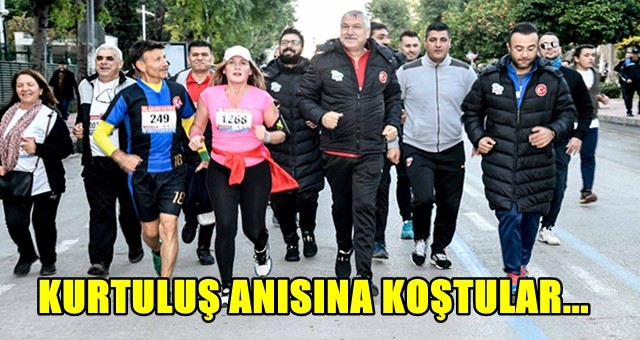 Kurtuluş anısına koştular