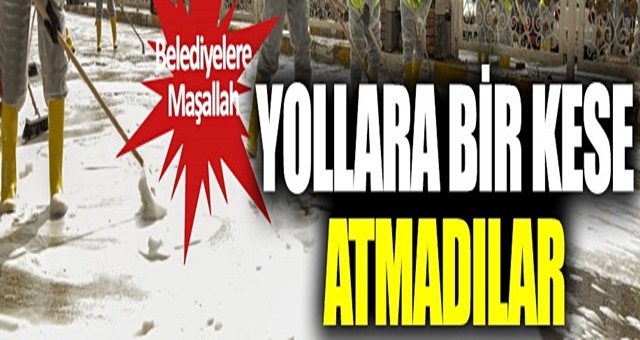 Belediyeler koronaya karşı yolları dezenfekte etti