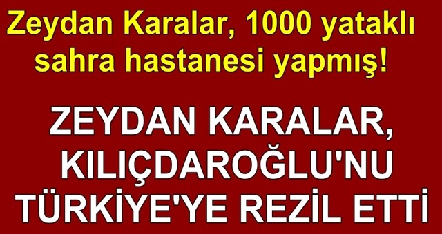 Zeydan, Kılıçdaroğlu'nu rezil etti