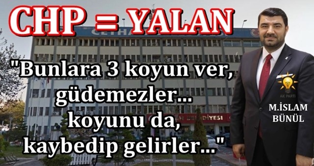 AK Parti Ceyhan İlçe Başkanı Muhammed İslam Bünül'den zehir zemberek açıklama!