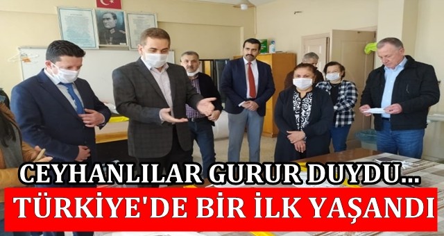 Türkiye'de bir ilk! Ceyhan'da gerçekleşti