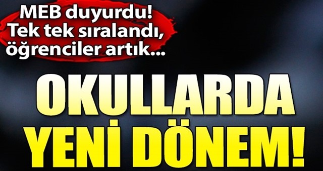 MEB duyurdu! Yeni uygulama, öğrenciler artık...