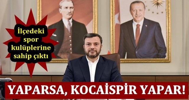 Kocaispir’den salgın sürecinde spora büyük destek