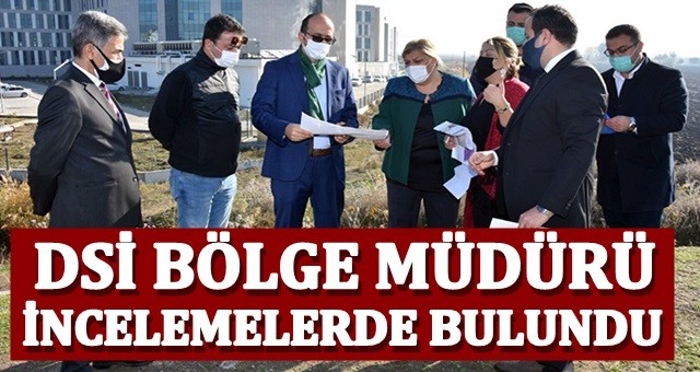 DSİ Bölge Müdürü Mehmet Akif Balta Ceyhan'da incelemelerde bulundu