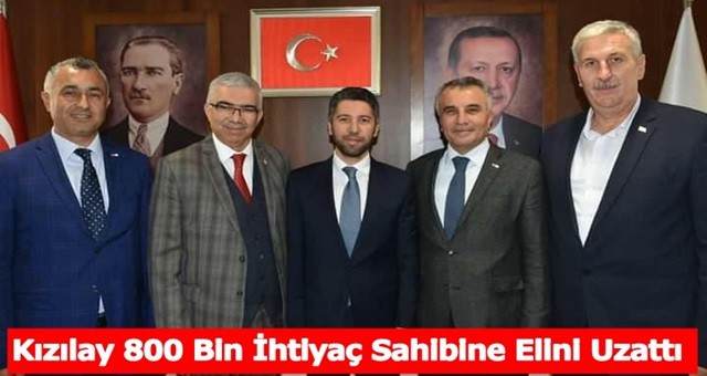 Kızılay 800 Bin İhtiyaç Sahibine Elini Uzattı