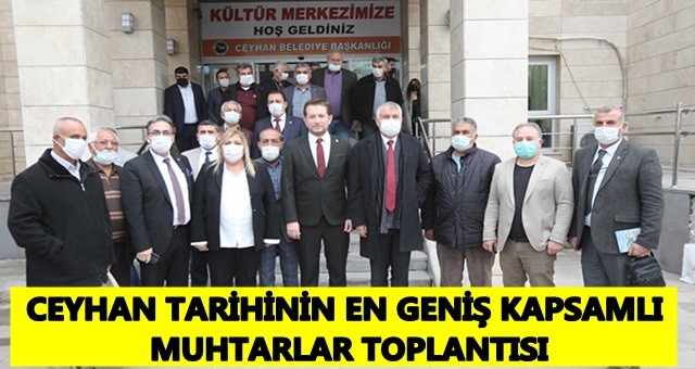 Karalar, Ceyhan’ın muhtarlarıyla buluştu...