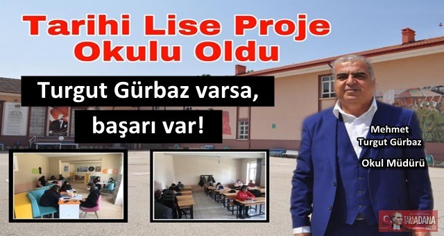 Ceyhan Lisesi Proje Okulu Oldu