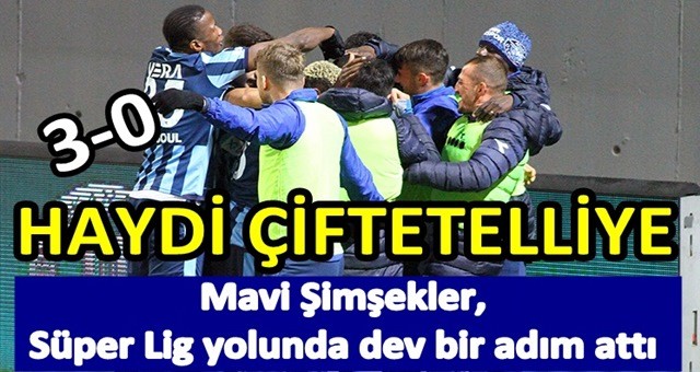 Adana Demirspor şampiyonluğa kenetlendi: 3-0