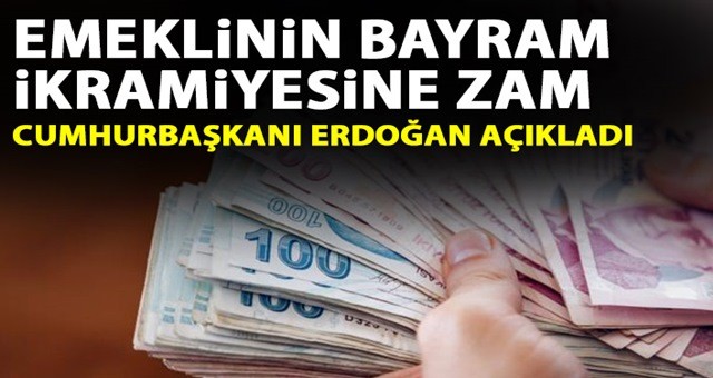 Emeklinin bayram ikramiyesi belli oldu!