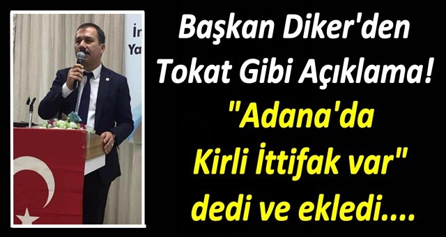 Başkan Diker'den tokat gibi açıklama!