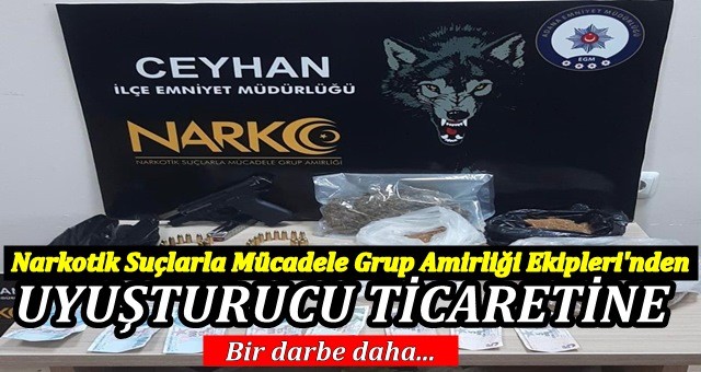 Ceyhan'da uyuşturucu ticareti yapan kişi yakalandı...