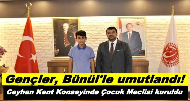 Ceyhan Kent Konseyi'nde Çocuk Meclisi Kuruldu