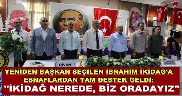 İbrahim İkidağ yeniden başkan seçildi