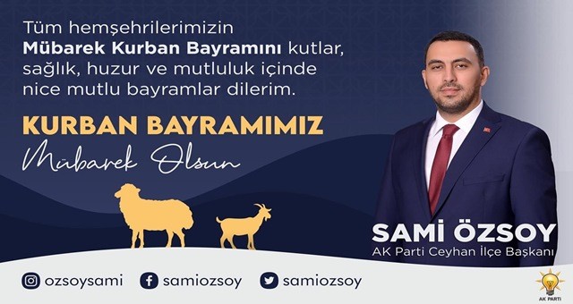 Başkan Özsoy Kurban Bayramı mesajı yayımladı