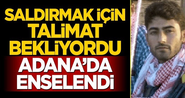 YPG'li terörist Adana'da yakalandı