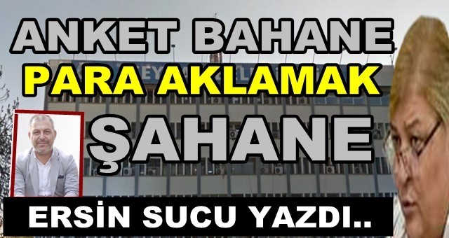 Anket Bahane, Para Aklamak Şahane!