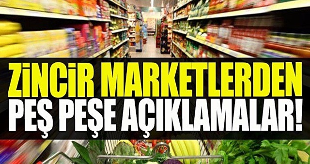 Uyarıdan sonra zincir marketlerde indirim başladı...