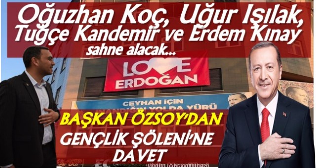 Başkan Özsoy'dan Gençlik Şöleni'ne Davet