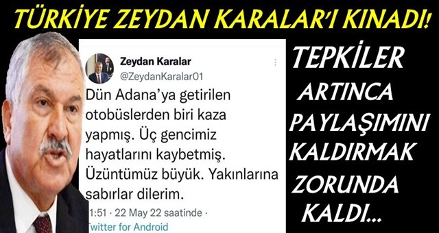 Zeydan Karalar'ın Acizliği!