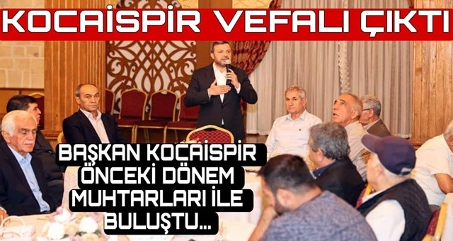 Başkan Kocaispir’den Vefa Örneği...