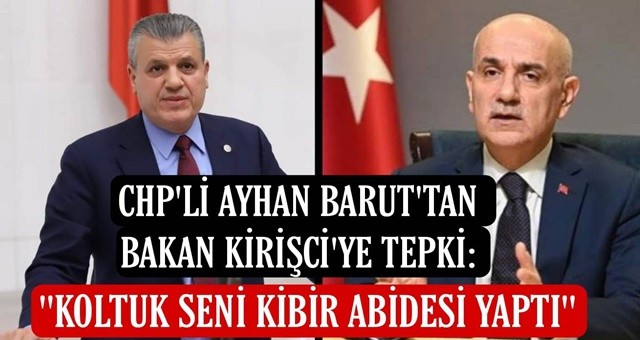 “Koltuk Seni Kibir Abidesi Yaptı”