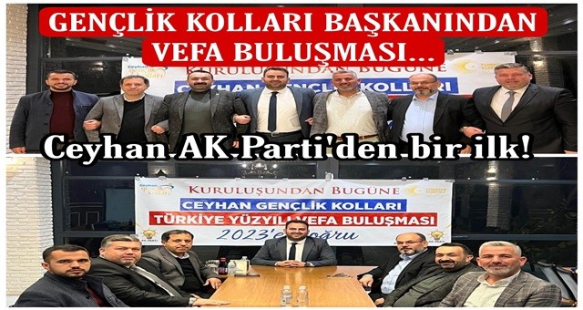 AK Parti Ceyhan Gençlik Kollarından Vefa Buluşması