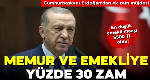 Maaş artışı yüzde 30'a çıkarıldı...