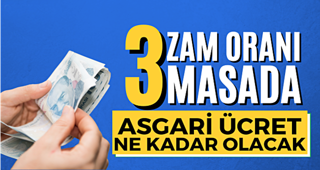 Asgari ücrete ara zam için seçenekler masada!