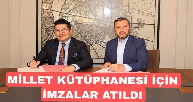 Yüreğir Belediyesi Millet Kütüphanesi İçin İmzalar Atıldı