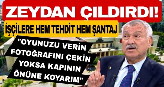 CHP'li Adana Büyükşehir Belediyesi'nden işçilere akıl almaz tehdit!