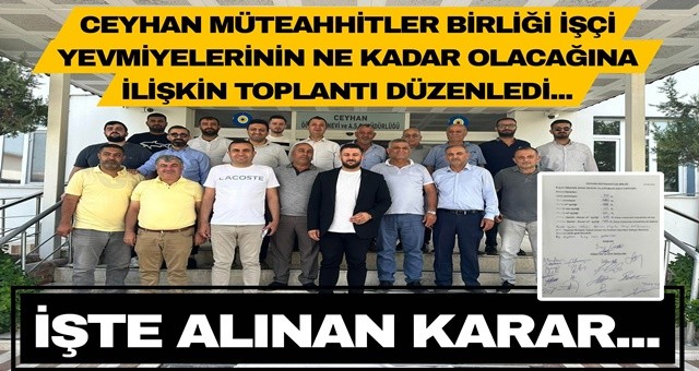 Ceyhan Müteahhitler Birliği inşaat işçilerinin maliyet yükseltmesine dur dedi