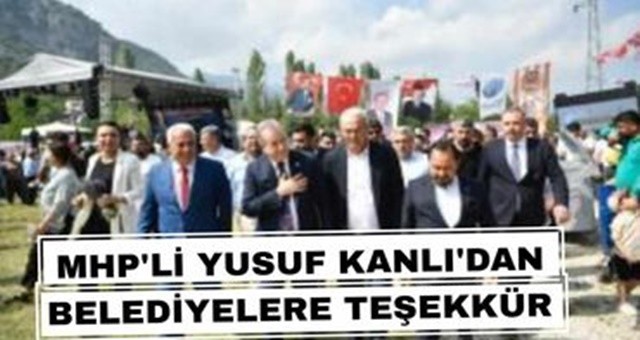 Yusuf Kanlı’dan belediyelere teşekkür…