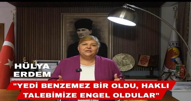 Ceyhan Belediye Başkanı Hülya Erdem'den meclis üyelerine tepki!