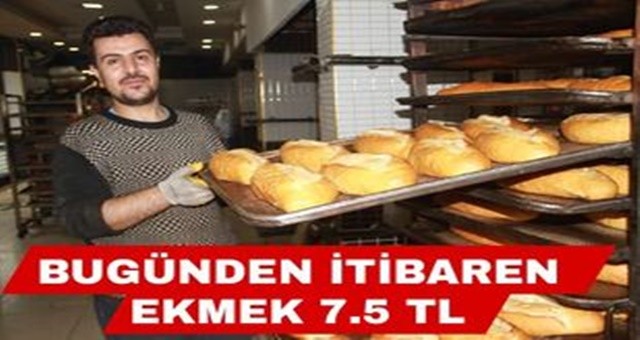 Bugünden itibaren 7.5 lira