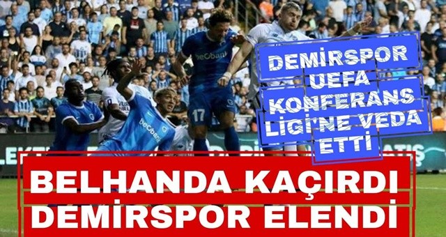 Adana Demirspor Genk'e penaltılarla elendi