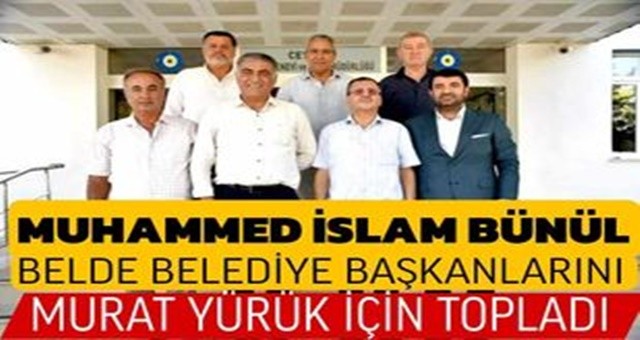 Ceyhan Kent Konseyi Başkanı Bünül, AK Parti Ceyhan İlçe Başkanlığı'na Murat Yürük'ü İstiyor