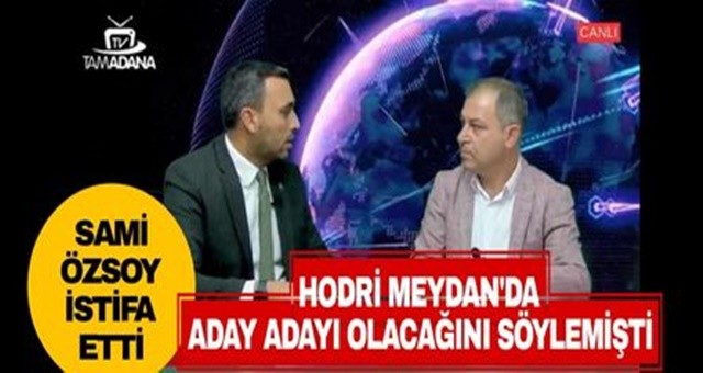 Sami Özsoy istifa etti, resmen aday adayı oldu!