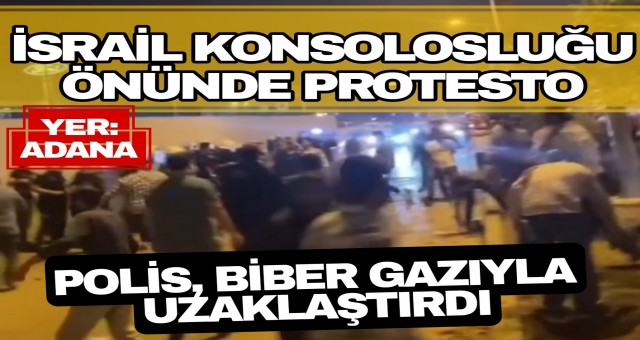 İsrail'i protesto eden öfkeli grup, ABD Konsolosluğu'na saldırdı...