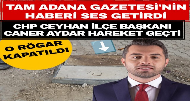 Tam Adana Gazetesi'nin Haberi Ses Getirdi