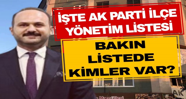 İŞTE AK PARTİ CEYHAN İLÇE YÖNETİMİ
