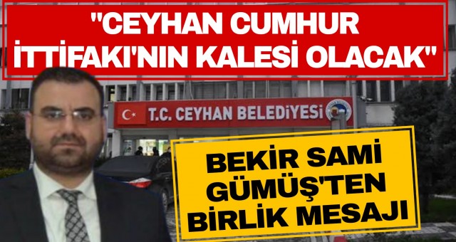 Bekir Sami Gümüş'ten. Birlik Mesajı
