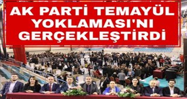 AK Parti'de Teşkilat İçi Temayül Yoklaması