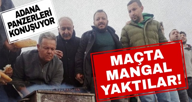 Ceyhansporlu Taraftarlardan Maçta Mangal Keyfi