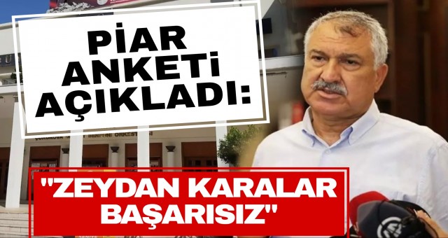 Ankette Zeydan Karalar başarısız bulundu