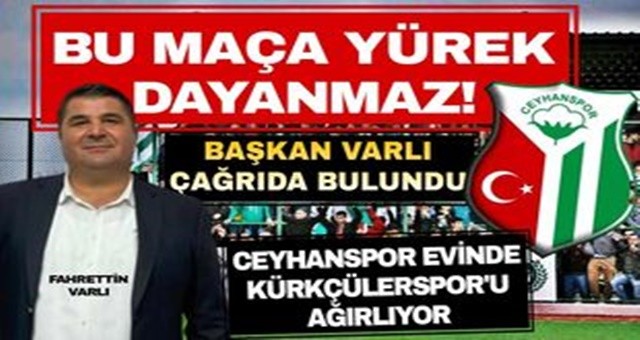 Başkan Varlı Sporseverleri Maça Davet Etti...