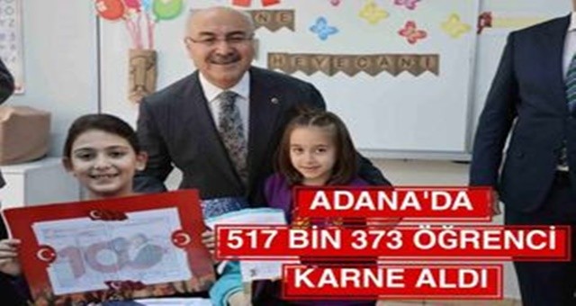 Yarı Yıl Tatili Başladı: Adana’da 517 Bin 363 Öğrenci Karne Aldı