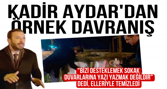 CHP Ceyhan Belediye Başkan Adayı Kadir Aydar'dan Örnek Davranış