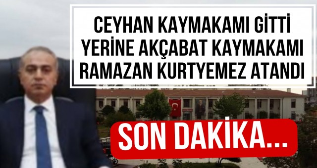 Ceyhan Kaymakamı Muhammed Gürbüz Gitti