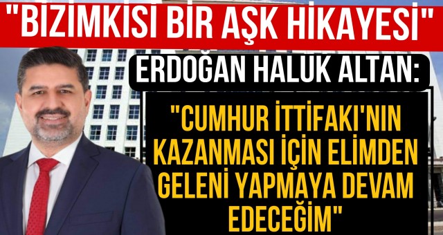 Erol Kahraman'a bir destekte Erdoğan Haluk Altan'dan Geldi